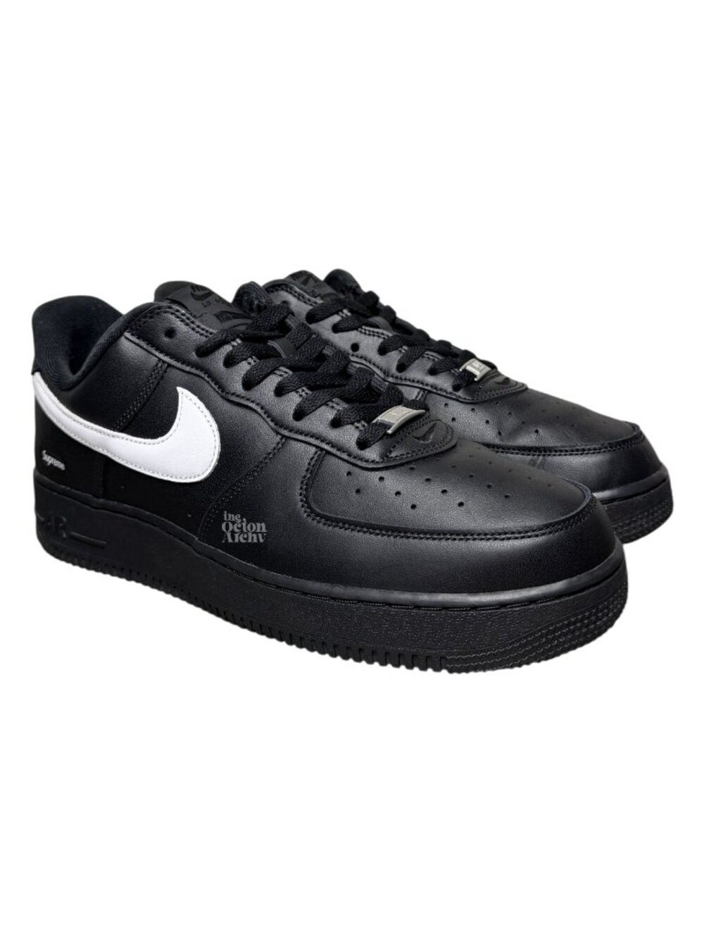 Size 11.5 Supreme x Nike Air Force 1 Low 2025 'Box Logo - Black White' Pre-Owned
